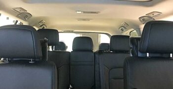 Toyota landcruiser interior view